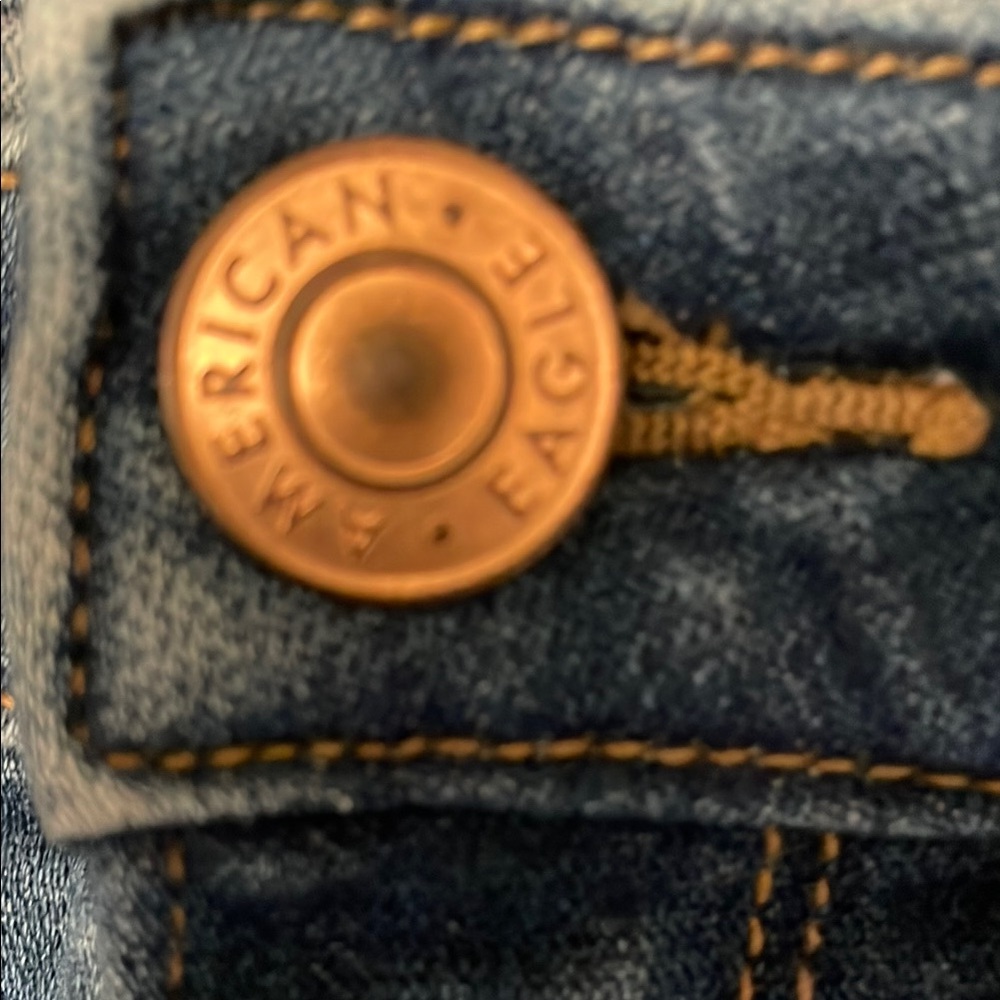American Eagle Outfitters Women's Blue Jeans - Picture 6 of 13